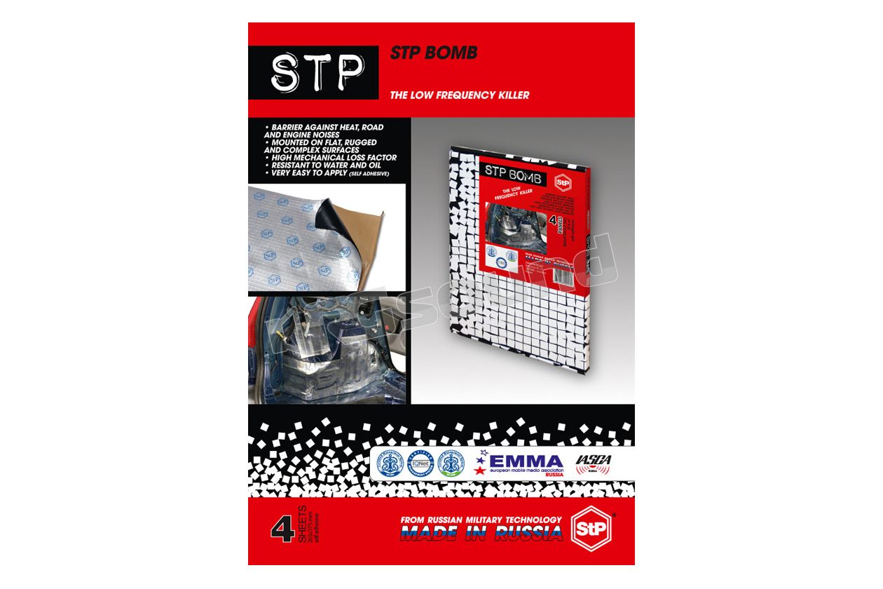 STP BOMB Bitumen mastic sound insulation AZ Audiocomp