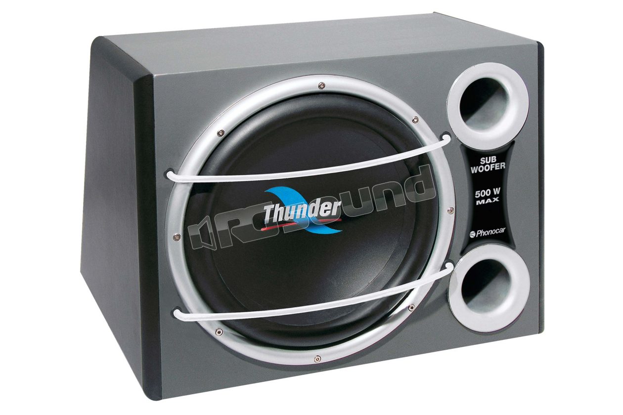 02939 30 cm Thunder series subwoofer in reflex enclosure Phonocar