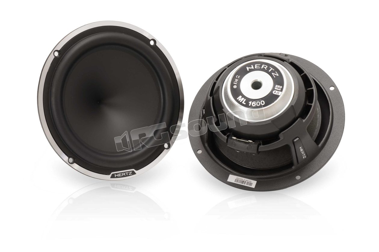 ML 1600.2 hi-end midwoofer pair with neodymium magnet + grilles Hertz