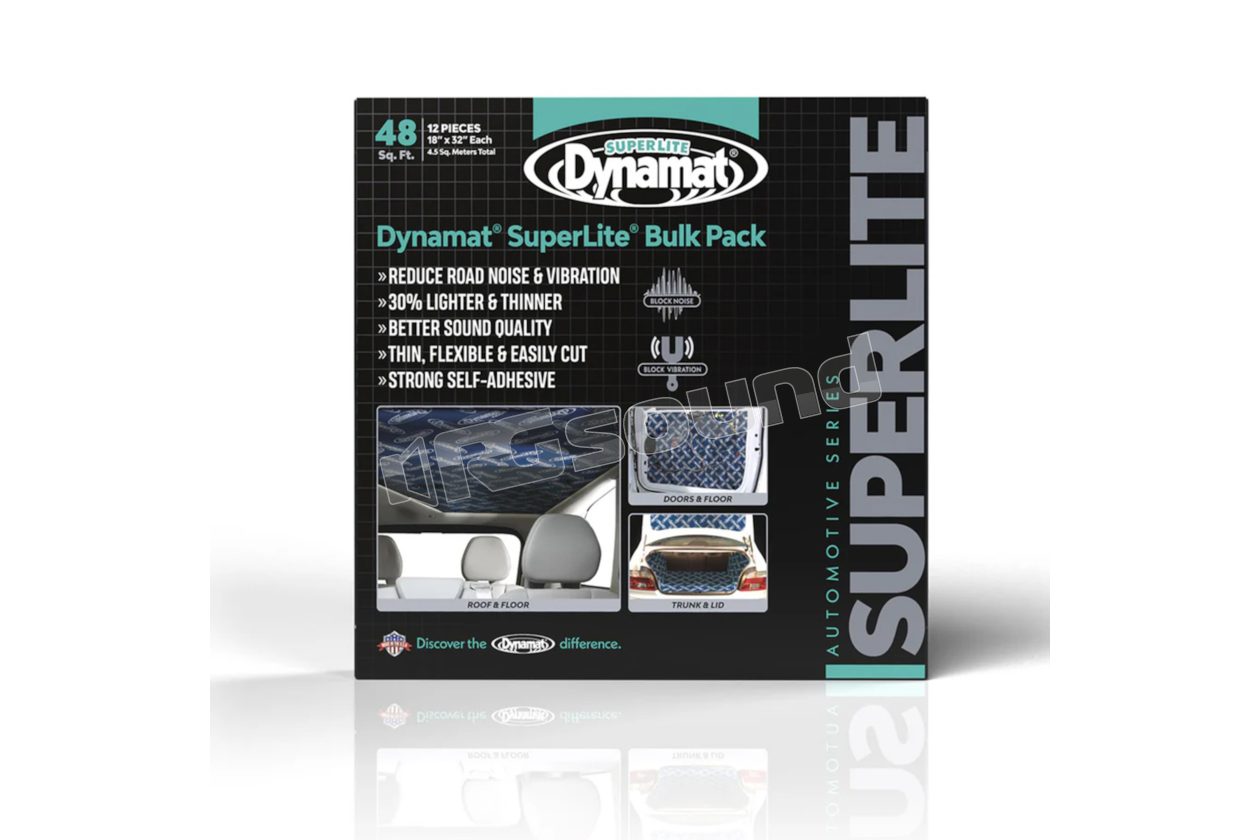DYN10648 Dynamat Superlite Bulk Lightweight anti-vibration damping material for car soundproofing - 12 sheets 47 x 82 cm Dynamat
