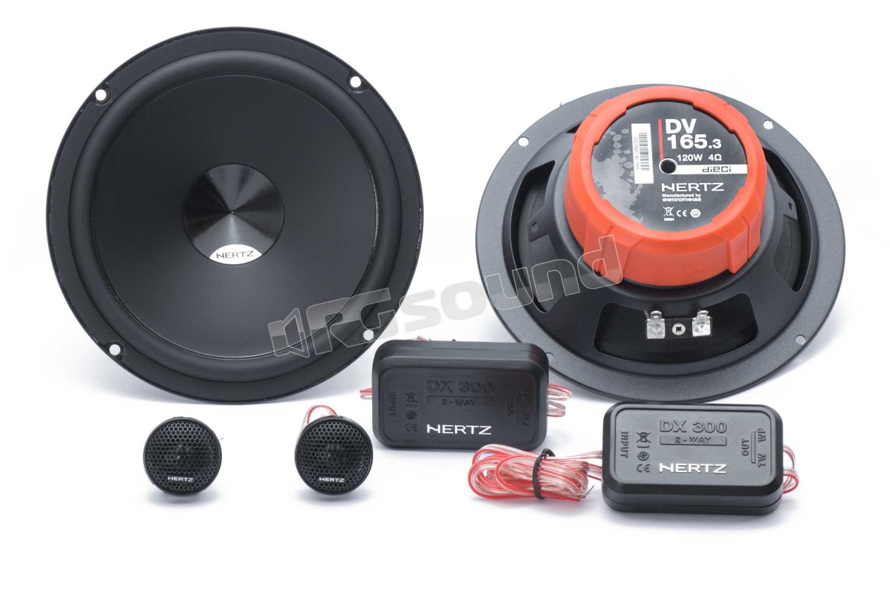 DSK 165.3 2-way kit for upgrading the factory audio system Hertz