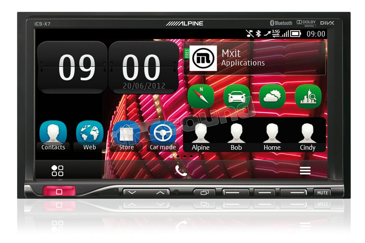 ICS-X7 iPod-iPhone Nokia e Samsung S3 Alpine