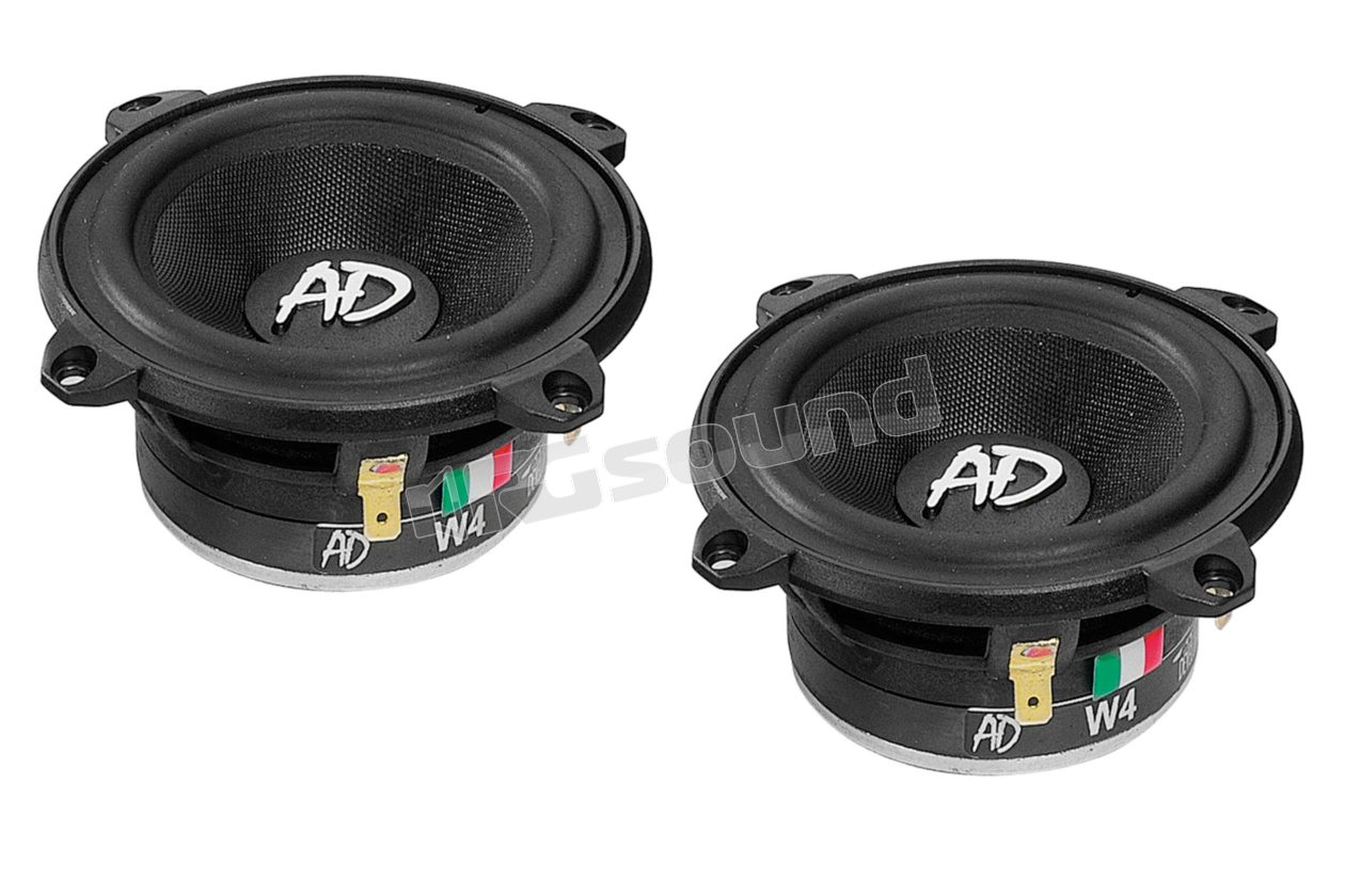 W4 100mm midrange with fiberglass cone AD Audio Development