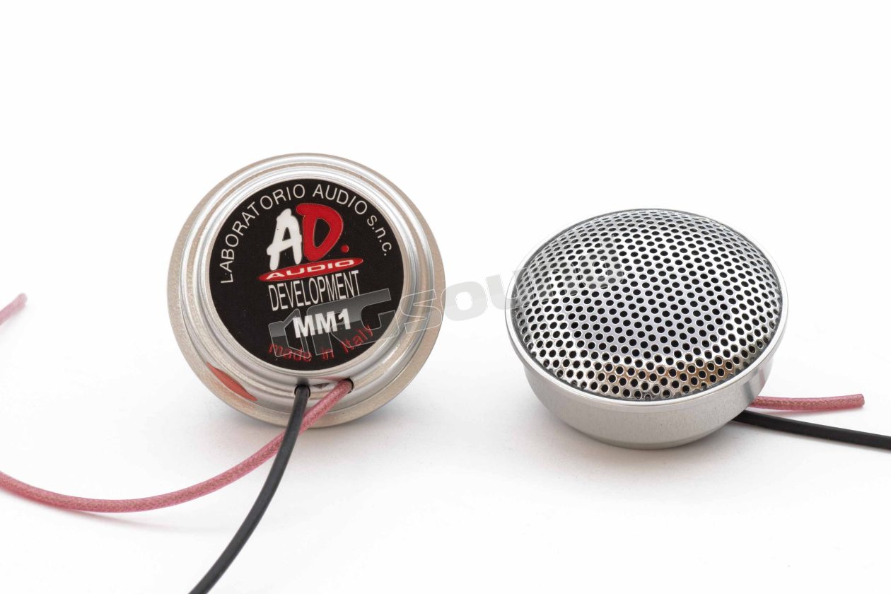MM1T Silver Tweeter 28mm with silk dome and neodymium magnet AD Audio Development
