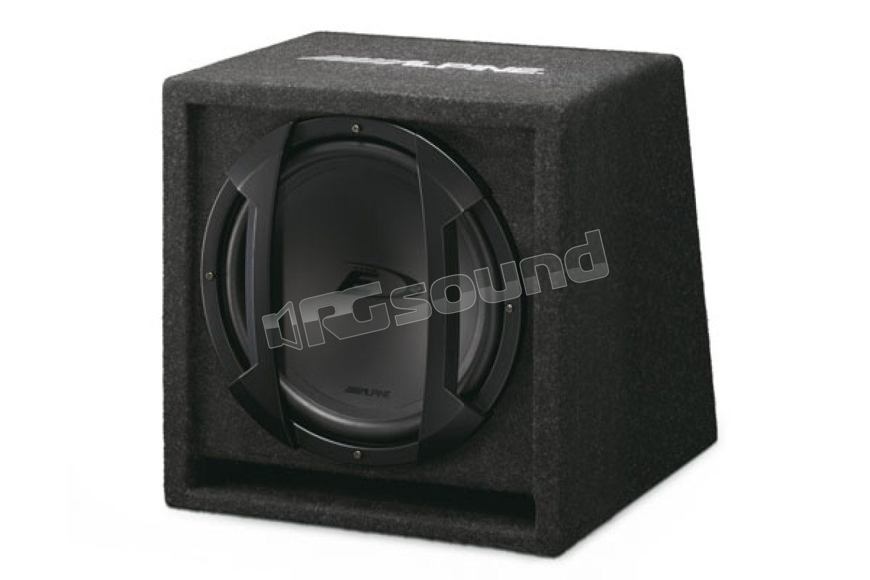 SBE-1044BR 25 cm sub in a ported enclosure, 500 Watt power Alpine