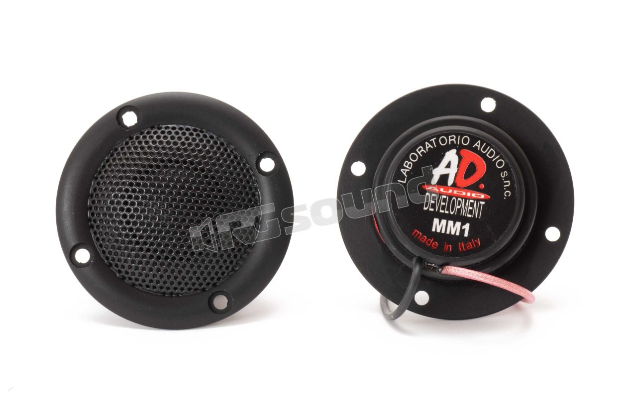 MM1 Black Pair of 28 mm Tweeters AD Audio Development