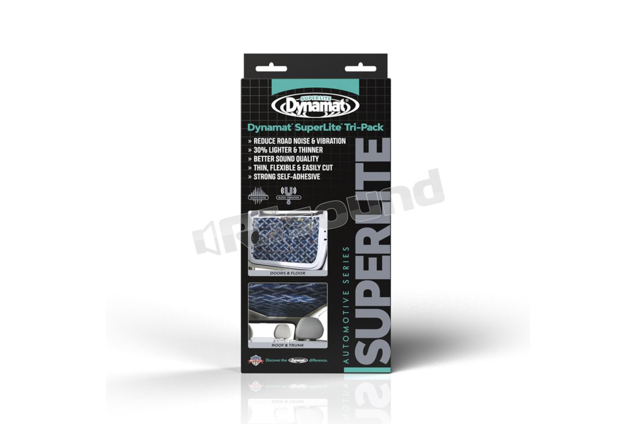 DYN10612 Dynamat Superlite Lightweight anti-vibration damping material for car soundproofing - 3 sheets 47 x 82 cm Dynamat
