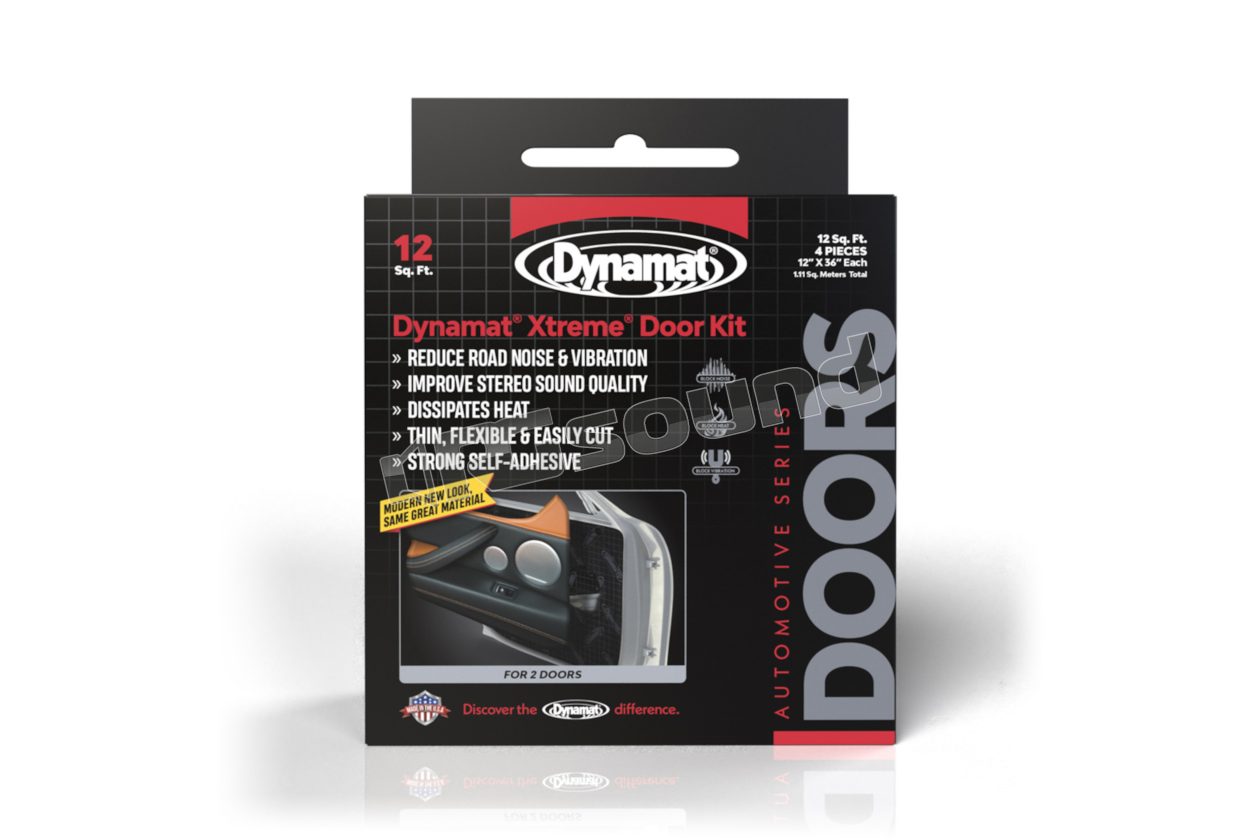 DYN10435 Xtreme DOOR KIT Damping and soundproofing material for doors Dynamat