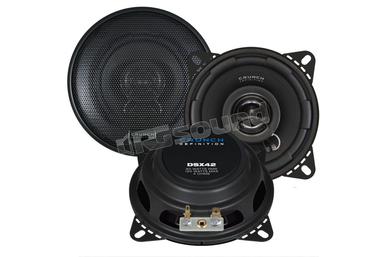 DSX42 Pair of 10 cm coaxial speakers, Definition Series Crunch