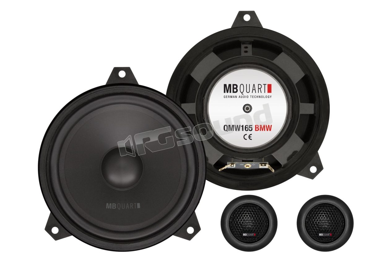 QM165E46BMW 165 mm 2-way speaker kit for BMW 140W MB Quart