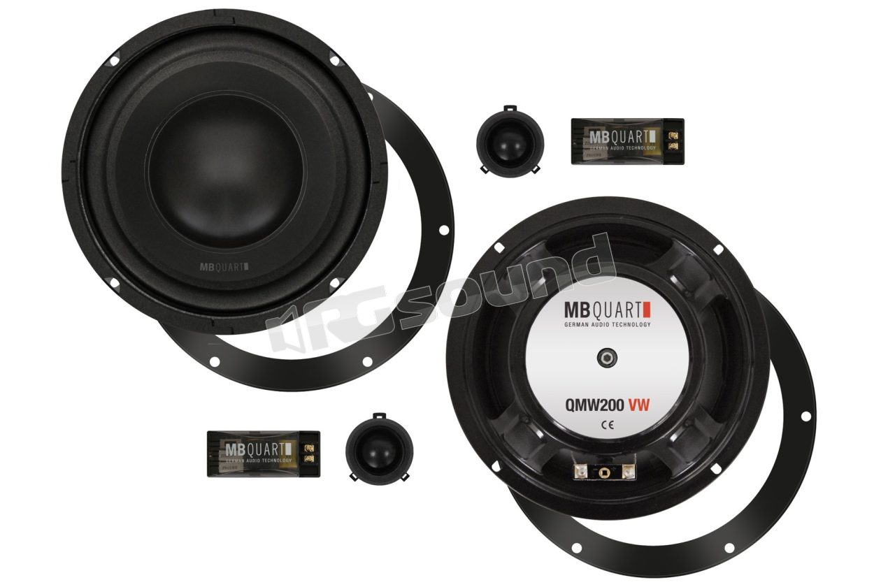 QM200VW 200 mm 2-way speaker kit for Volkswagen 150W MB Quart