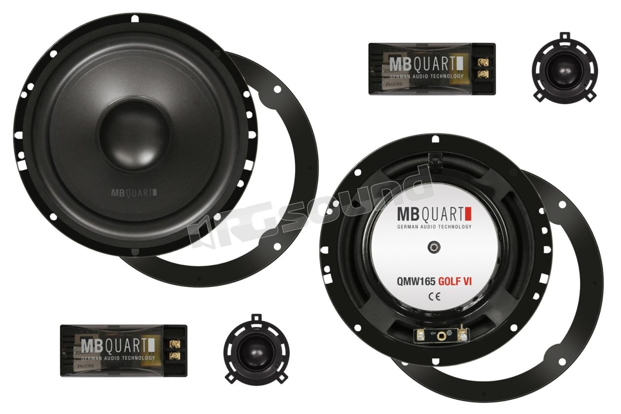 QM165GOLFVI 2-way speaker kit for volkswagen MB Quart