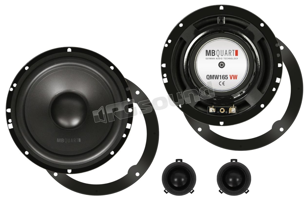 QM165VW 165 mm 2-way speaker kit for Volkswagen 120W MB Quart