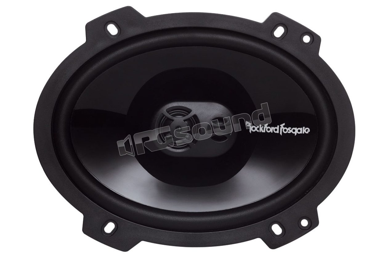 P1683 6x8 inch 3-way coaxial speakers Rockford Fosgate