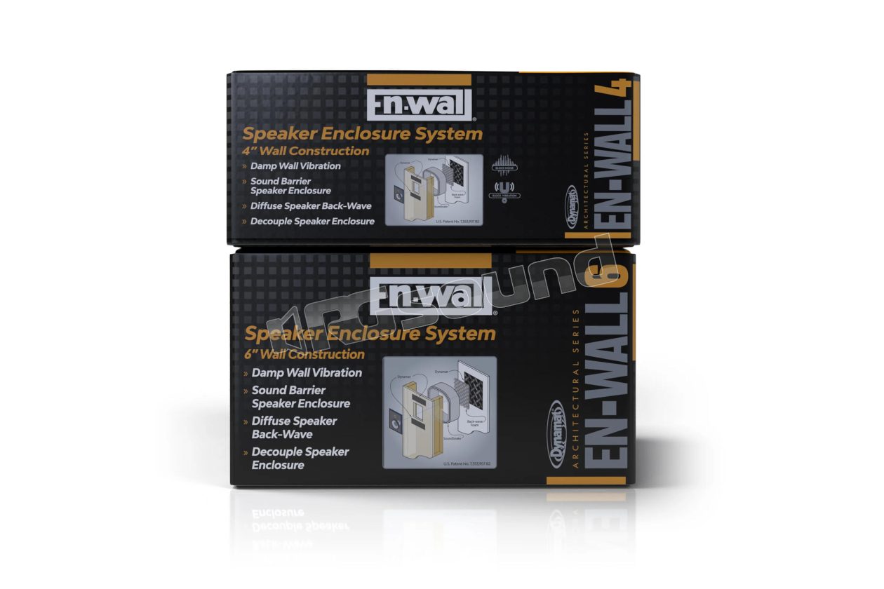 DYN50506 Dynamat En-Wall 6 Acoustic enclosure for drywall and in-wall speakers Dynamat