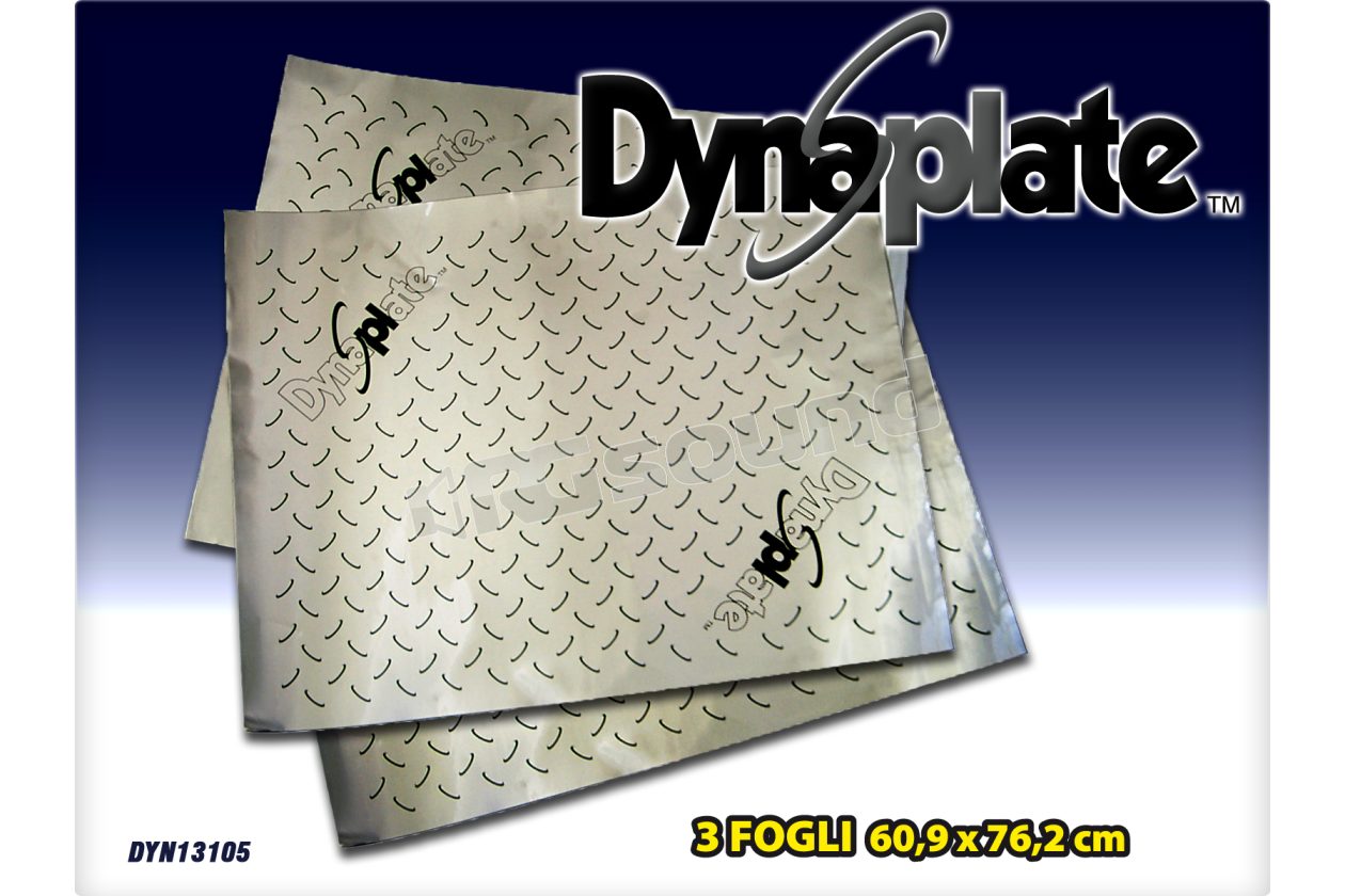 DYN13105 DYNAPLATE Aluminum anti-vibration panel for speaker mounting Dynamat