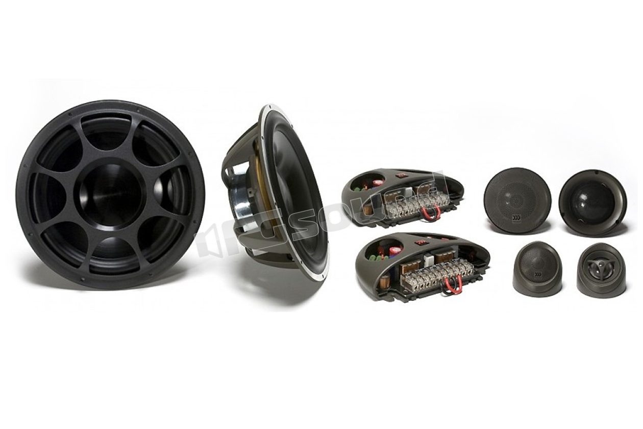 ELATE Ti 603 high-end three-way system with 165mm woofer, 85mm midwoofer, 45mm tweeter and crossover Morel