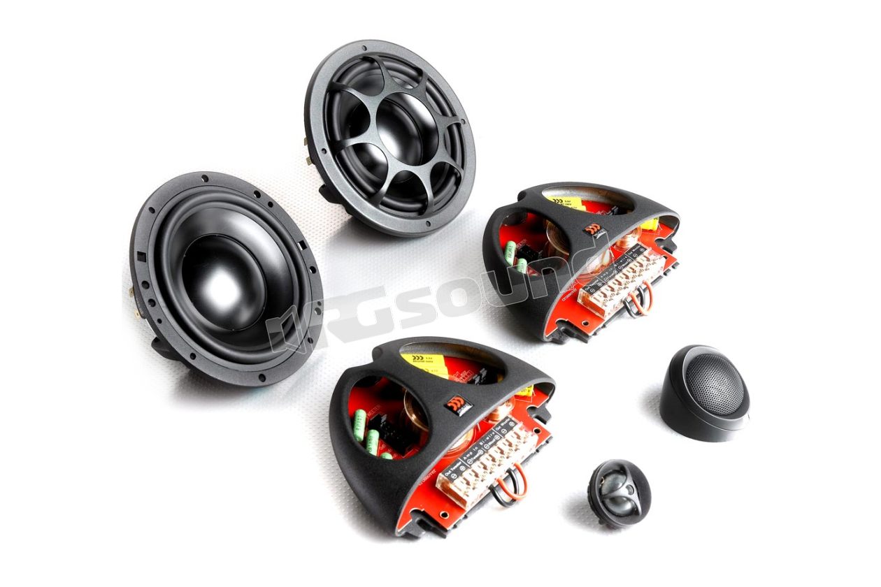 ELATE Ti 602 includes a pair of 6'' woofers, compact MT350 tweeters and bi-ampable MXT280 crossovers Morel