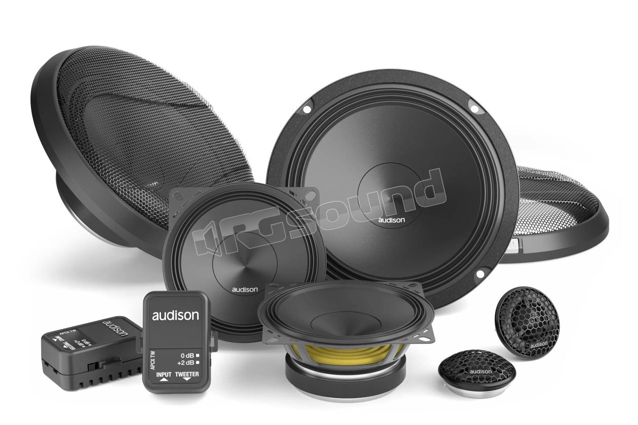 APK 163 165 mm three-way kit at 4 Ohm Audison