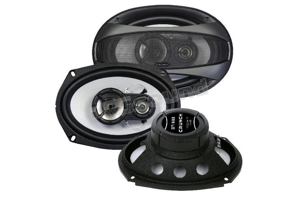 GTI693 GTI Series 6"x9" Coaxial Speakers, 125W RMS power Crunch