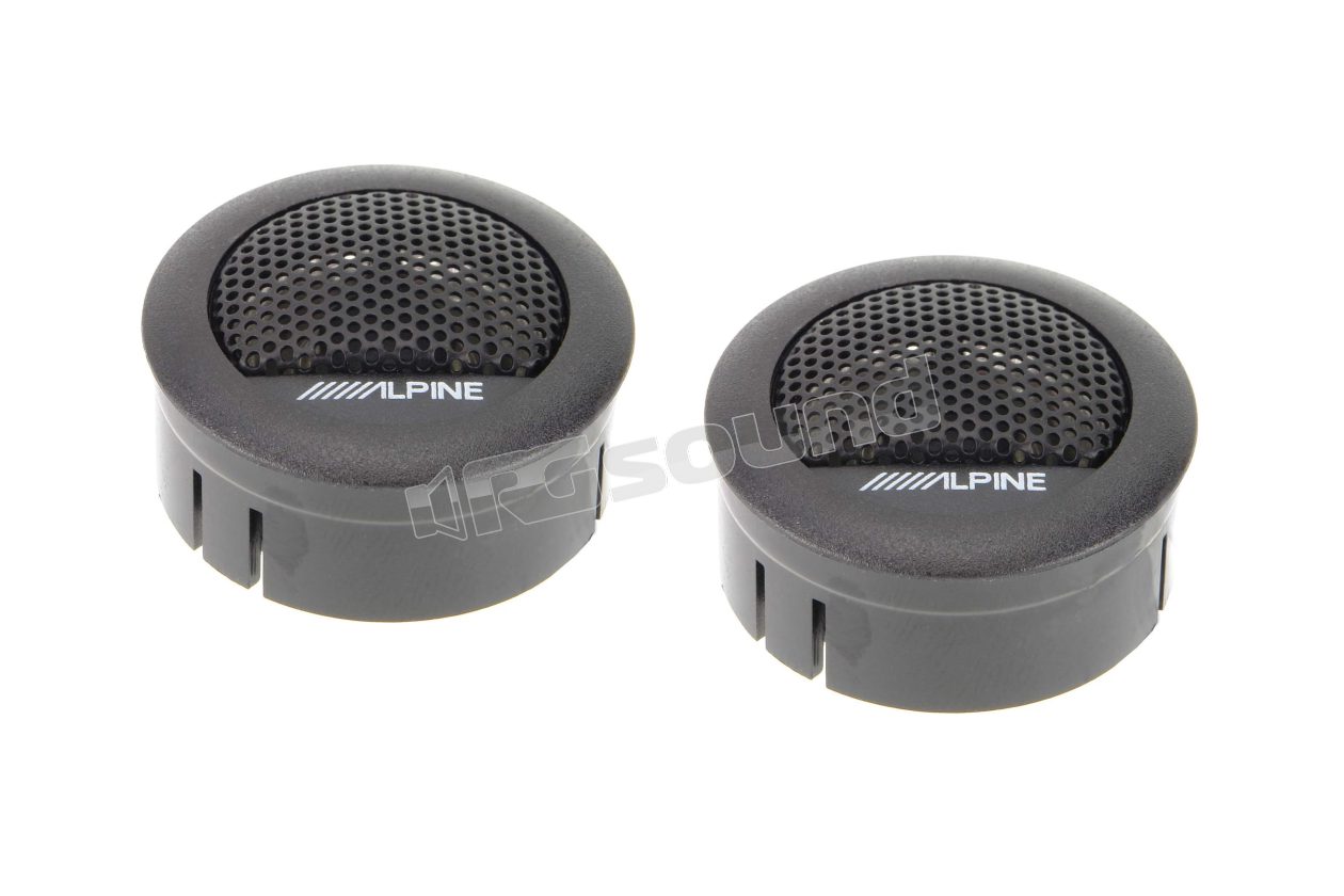 SXE-1006TW Pair of Mylar-Titanium tweeters with mounting accessories Alpine