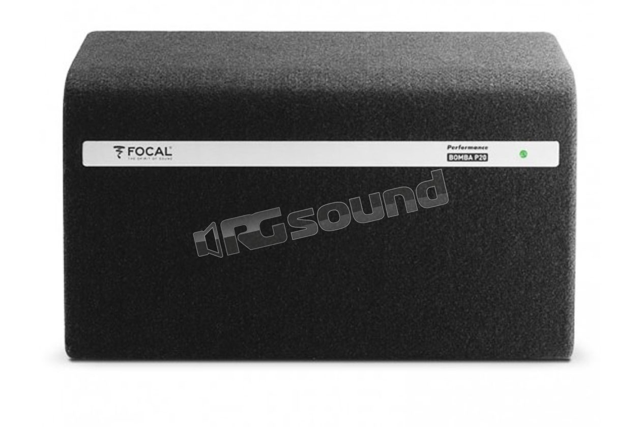 BOMBA P20 200 mm active subwoofer in a reflex enclosure Focal