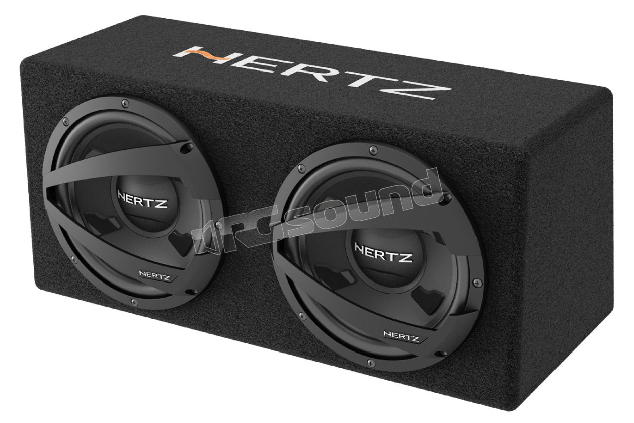 DBX 252.3 enclosure with dual 25cm subwoofers Hertz