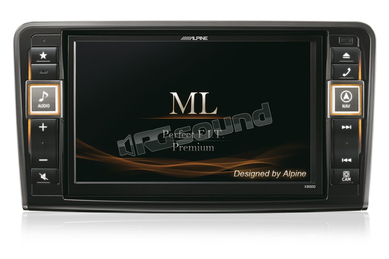 X800D-ML Monitor navigatore specifico Mercedes-Benz ML e GL Alpine