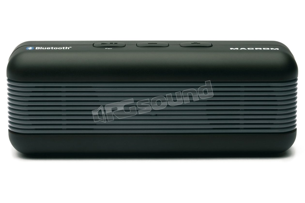 M-BTP12.B compact portable speaker with Bluetooth Macrom
