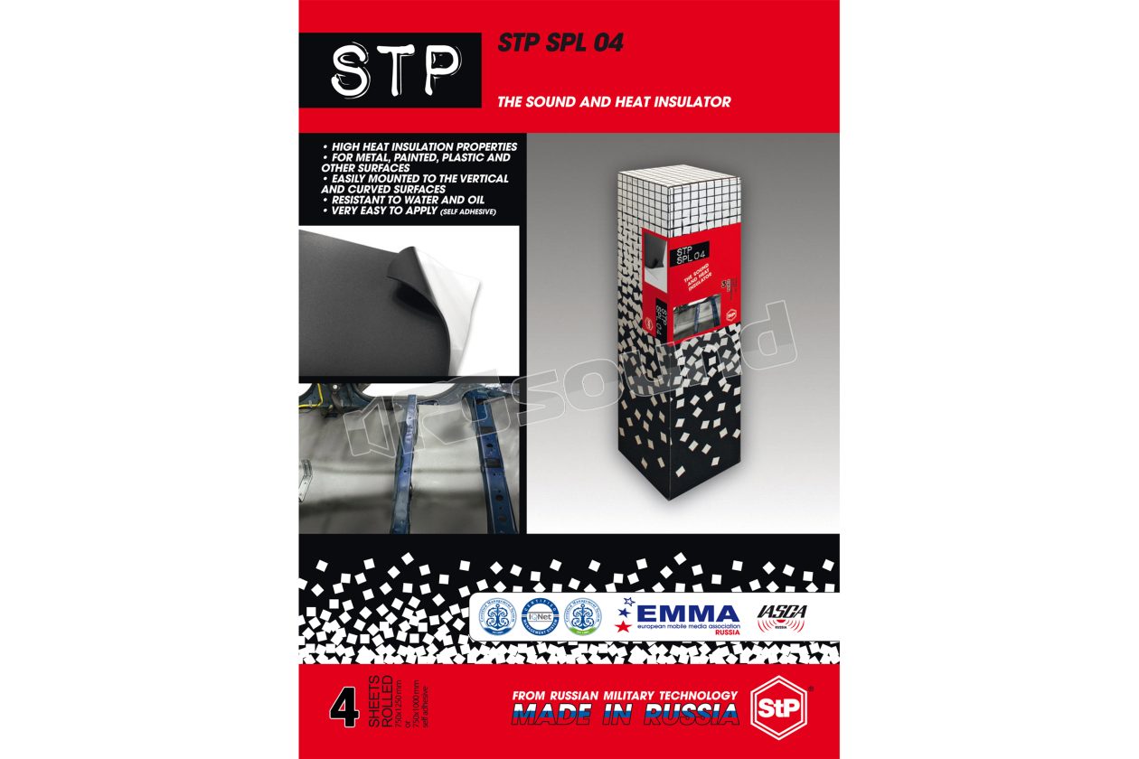 STP SPL 04 acoustic and thermal insulation - pack of 4 sheets 75 x 100 cm AZ Audiocomp