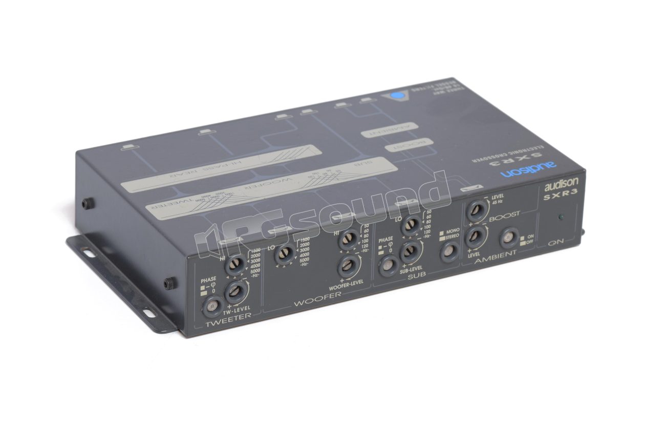 SXR3 3-way electronic crossover Audison