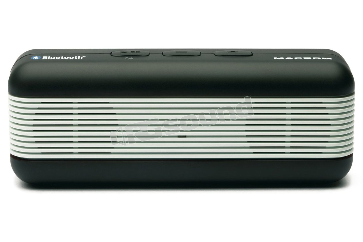 M-BTP12.W compact portable speaker with Bluetooth Macrom