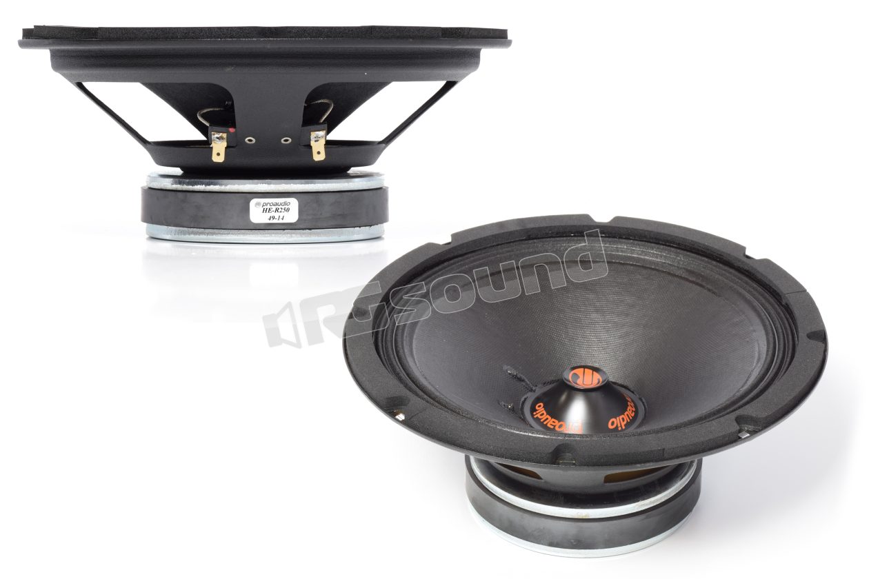 R250 high-efficiency 25cm extended range pair Proaudio