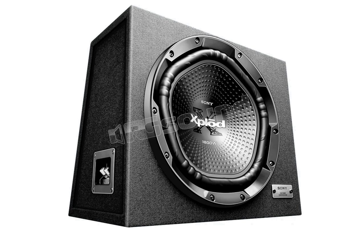 XS-NW1202E 30cm sub with knurled cone for precise bass in a sealed enclosure Sony