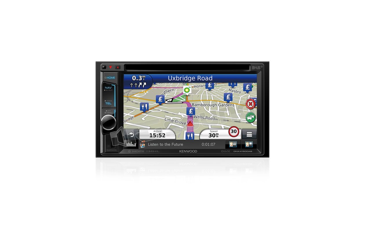 DNX4150DAB con Bluetooth - DAB+ e controllo vocale Siri Kenwood
