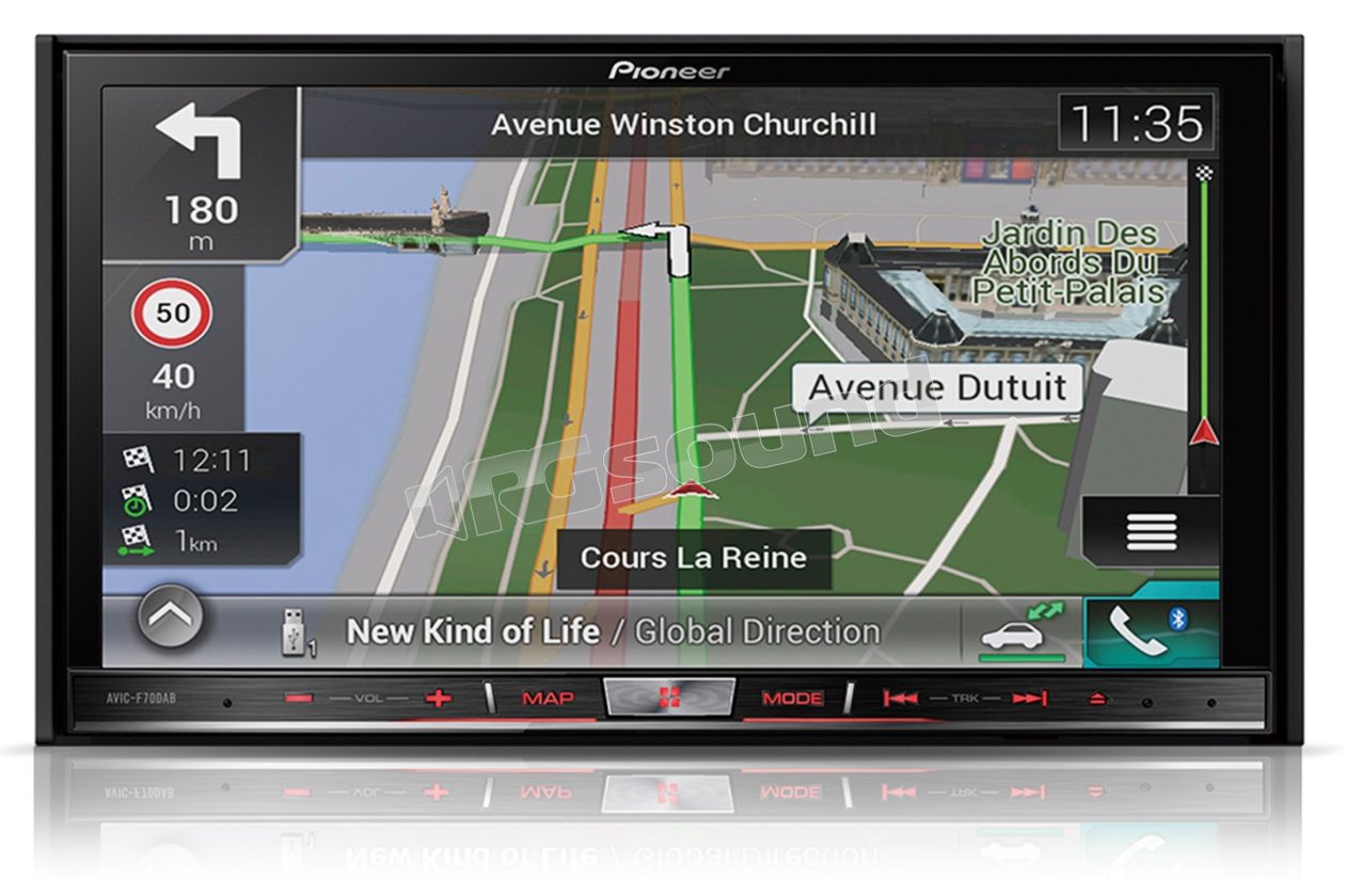 AVIC-F70DAB navigazione - Bluetooth - MirrorLink - Apple CarPlay - Android Auto - DAB Pioneer