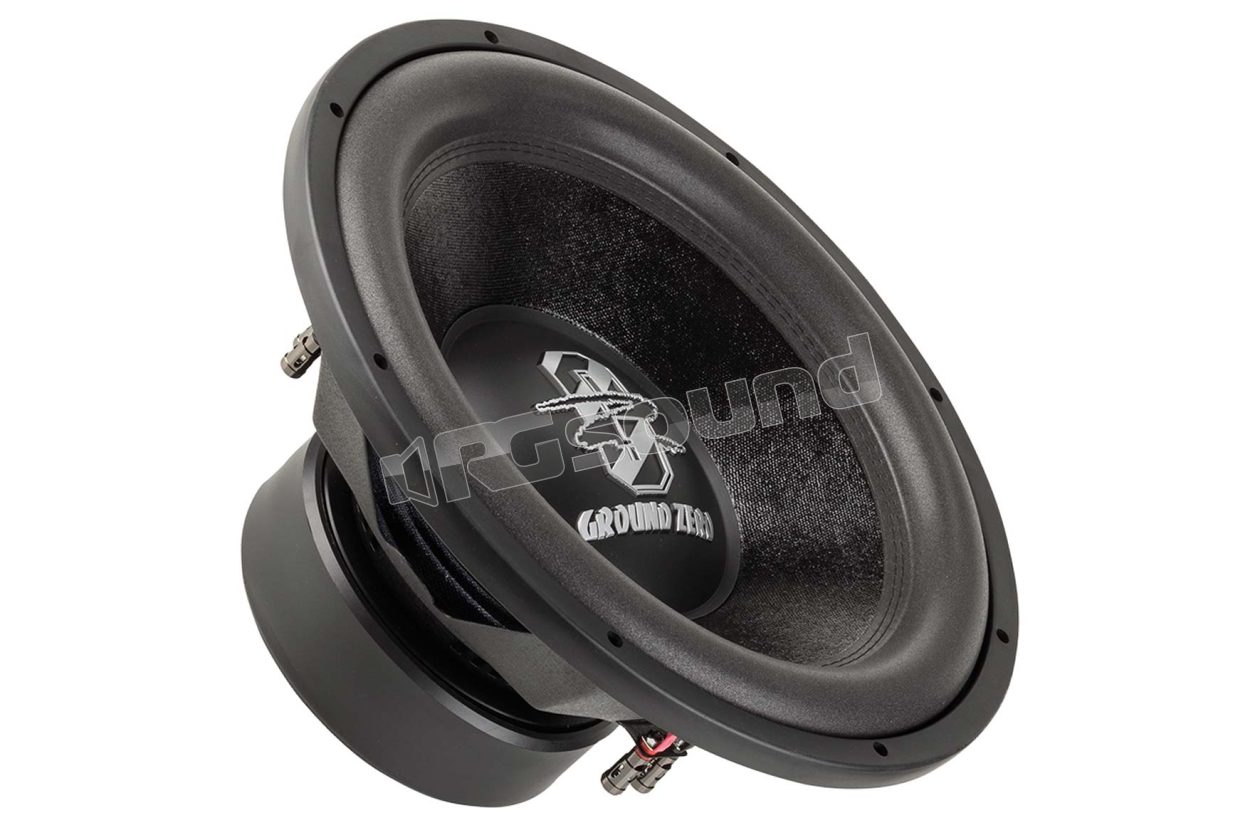 GZRW 15D2 380 mm sub with dual 2 Ohm voice coil Ground Zero