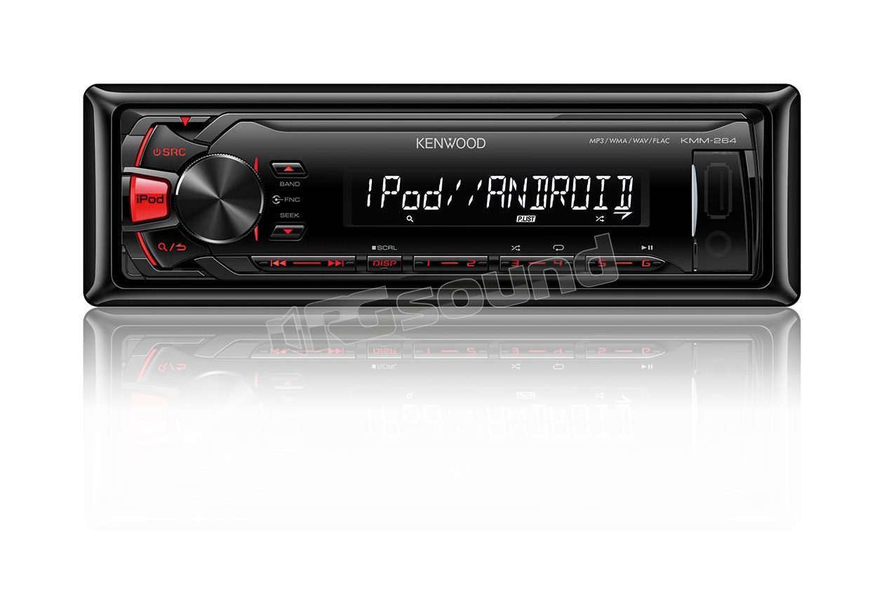 KMM-264 sintolettore mechaless con USB - Made for iPod/iPhone e Android Open Accessory support (AOA) Kenwood