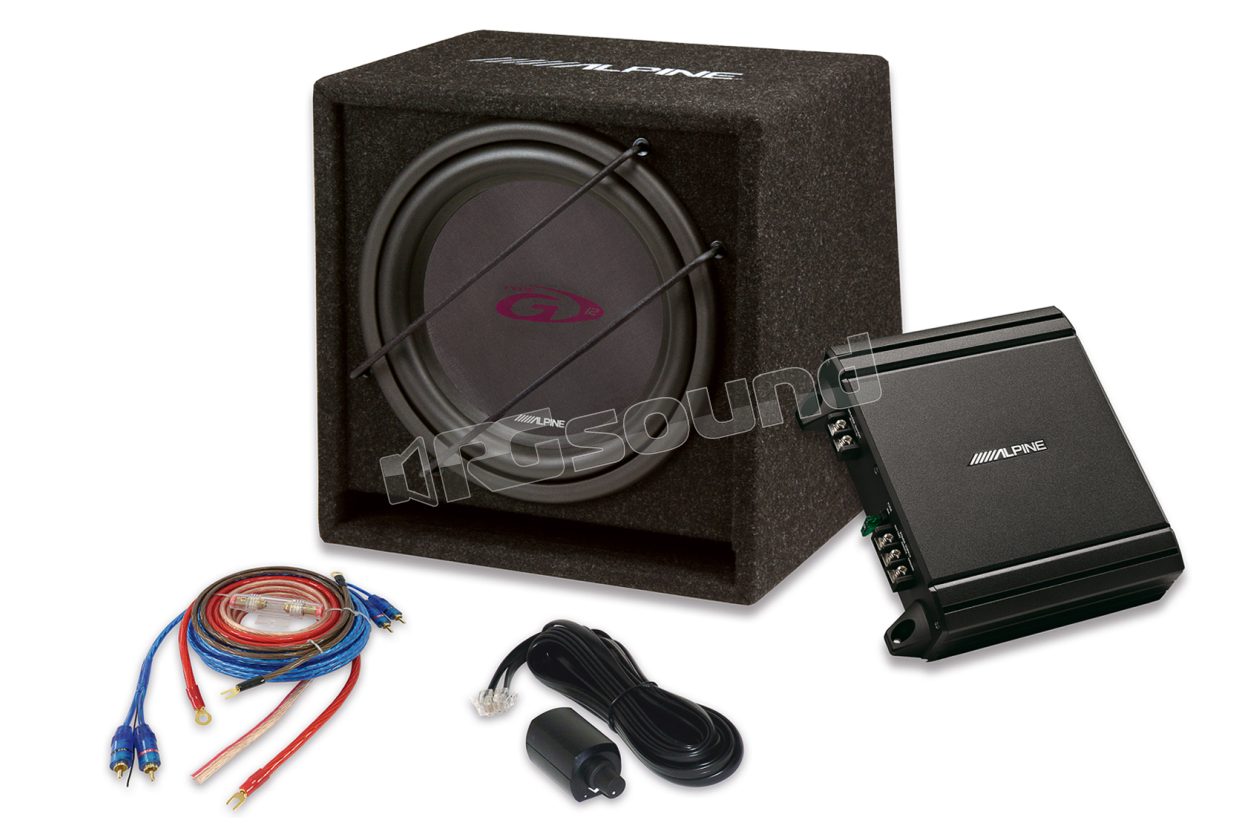 SBG-30KIT high-performance 30 cm subwoofer kit Alpine