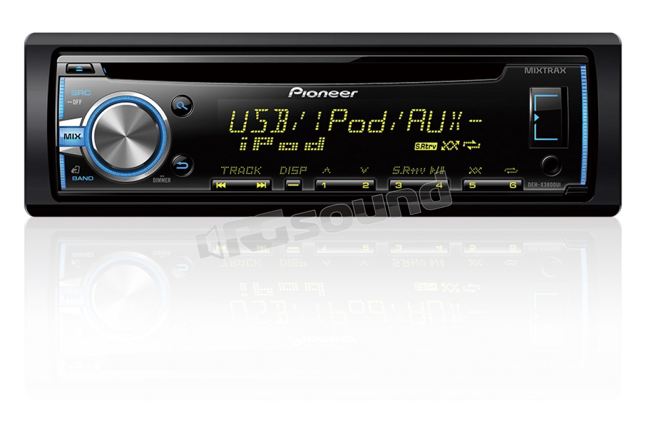 DEH-X3800UI - CD, USB, made for iPhone e Android, illuminazione multicolor Pioneer