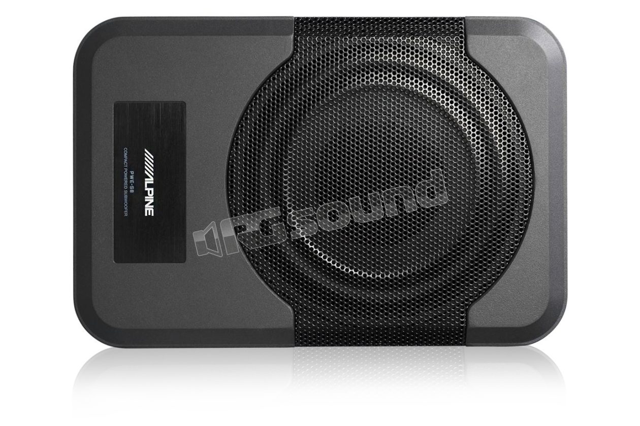 PWE-S8 8” under-seat powered subwoofer in enclosure Alpine
