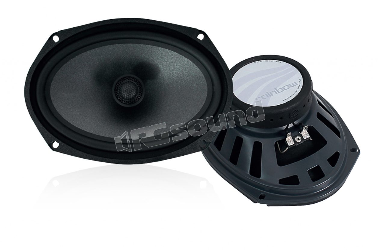 DL-X69 Dream Line 6x9'' two-way coaxial speakers Rainbow