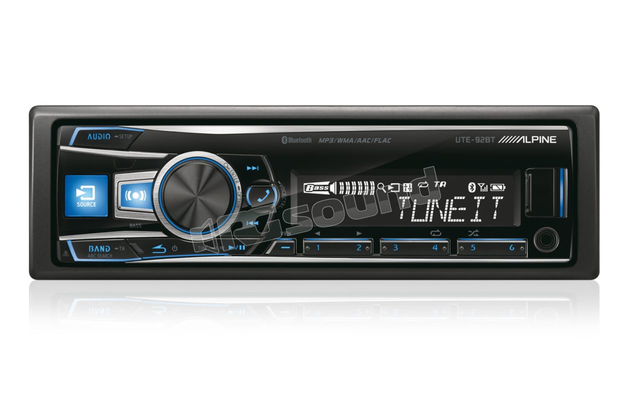 UTE-92BT mecha-less con Bluetooth - USB - Aux-In Alpine