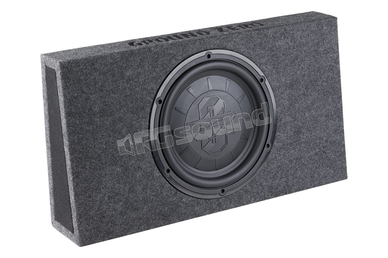 GZRB 3000XFL 30cm sub in enclosure Ground Zero