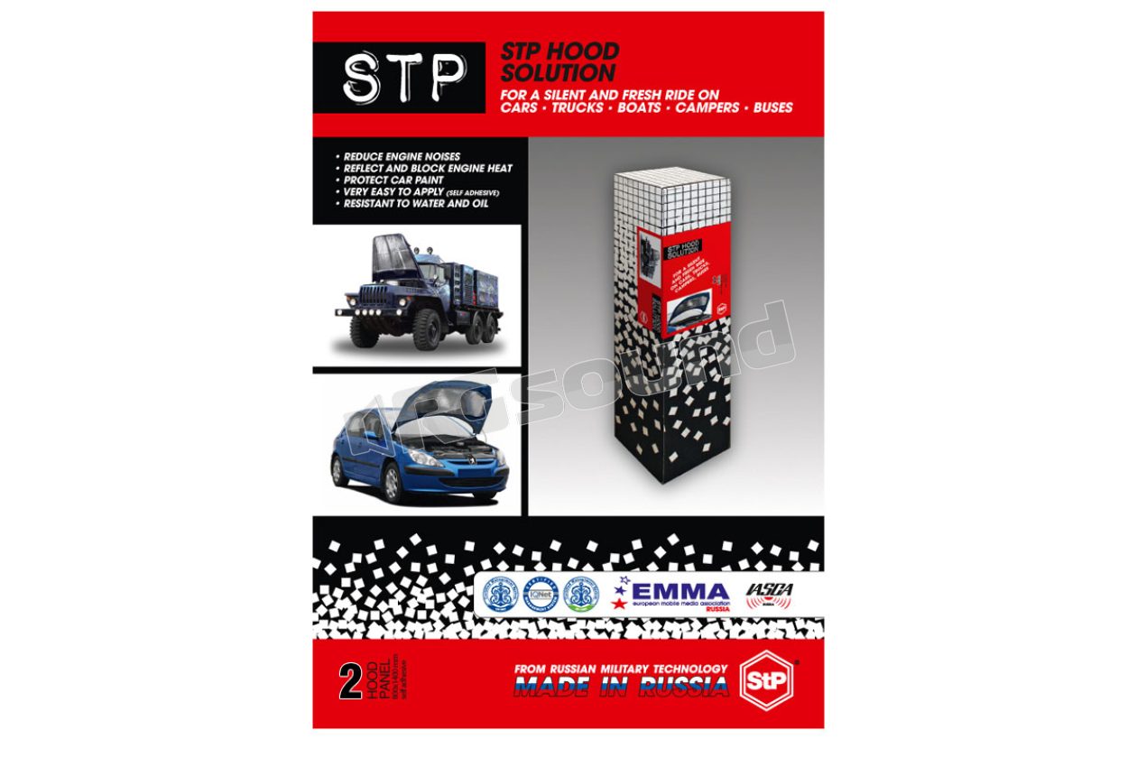 STP HOOD SOLUTION insulation for hood and engine compartment AZ Audiocomp