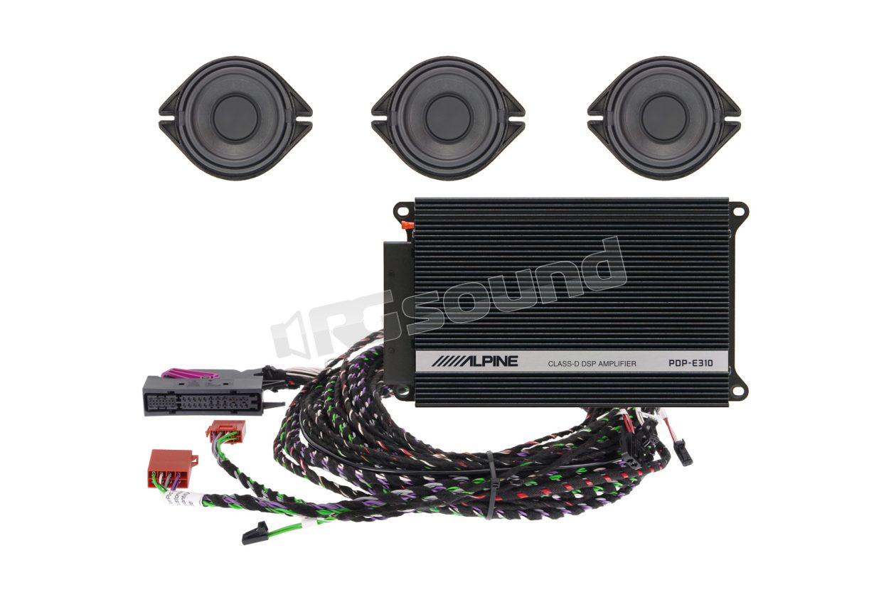 SPC-200AU top-tier Premium Sound system for Audi A4, A5 and Q5 Alpine
