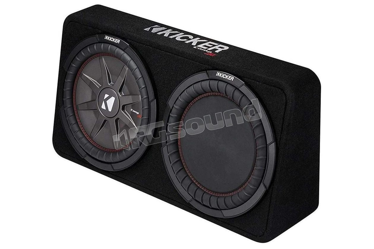 TCWRT122 30 cm 2 Ohm sub in enclosure with 1000 w (43TCWRT122) Kicker