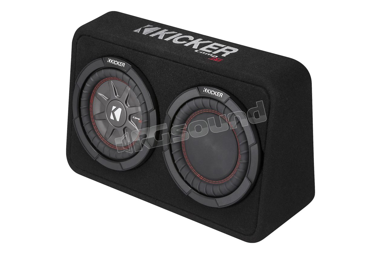 TCWRT84 20 cm 4 Ohm subwoofer in enclosure Kicker