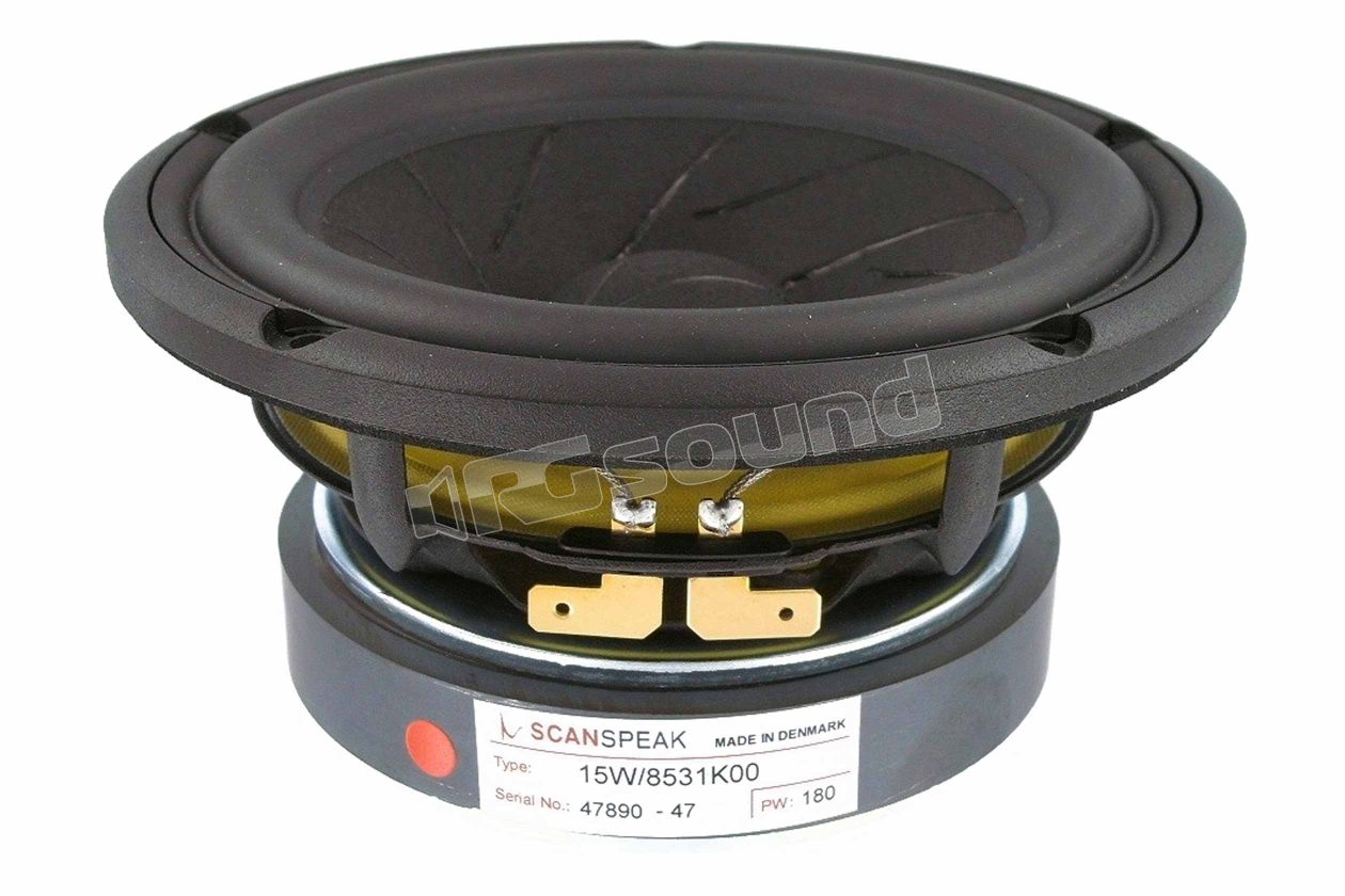 15W/8531K00 8 Ohm midwoofer with slit cone Scan Speak