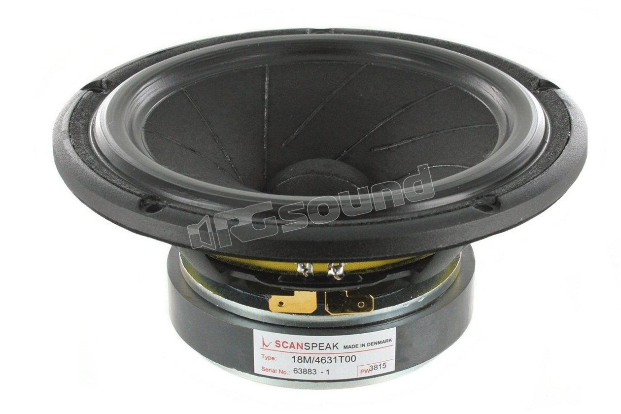 18M/4631T00 midrange with sliced paper cone Scan Speak